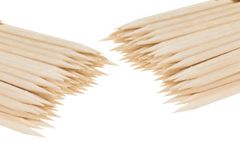 Gemeinsame Spieße aus Lindenholz mit Spitze (2x)
